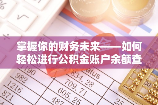 怀化掌握你的财务未来——如何轻松进行公积金账户余额查询