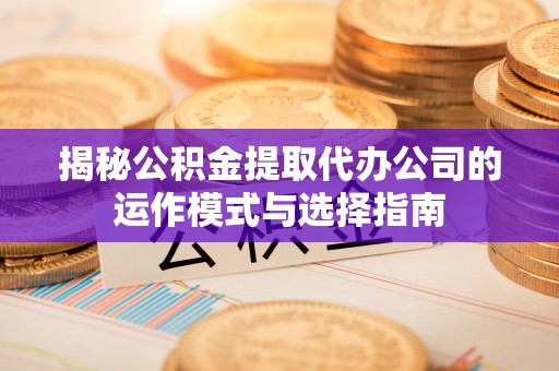 怀化揭秘公积金提取代办公司的运作模式与选择指南
