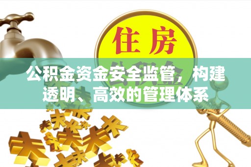 怀化公积金资金安全监管，构建透明、高效的管理体系
