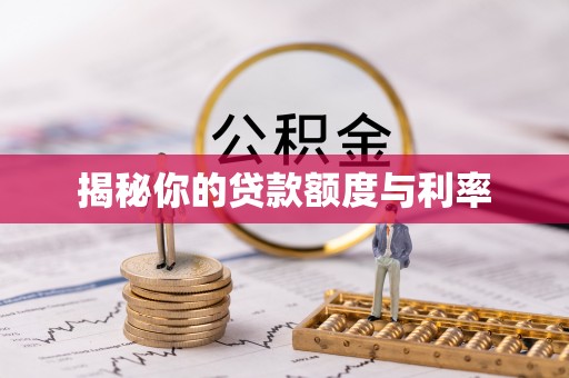 怀化揭秘你的贷款额度与利率