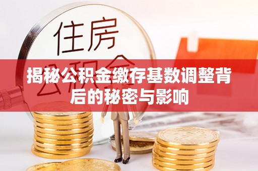 怀化揭秘公积金缴存基数调整背后的秘密与影响